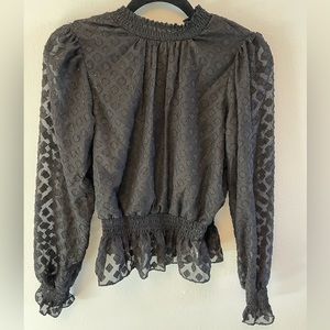 New Look Mock Neck Blouse